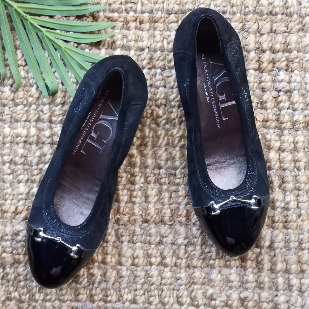 Attilio Giusti Leombruni Snaffle Leather Pumps